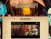 Tablet Screenshot of championsofchaos2.com